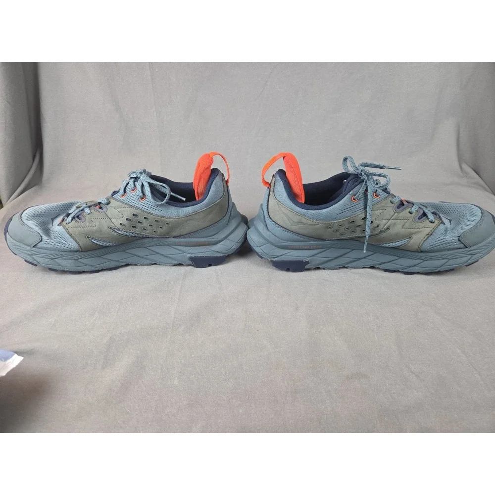 Hoka Anacapa Breeze Low Vibram Megagrip Trail Hiking Shoes Men's Size 10.5D Blue